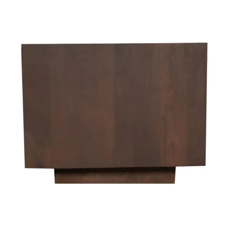 Salontafels-StarFurn - Livia vierkante salontafel - 56 cm - walnoot