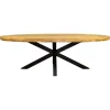 StarFurn - Ovale eettafel Denver - 160 cm - naturel