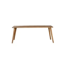 Rechthoekige Eettafels|Houten Eettafels-StarFurn - Rechthoekige eettafel Omaha - 200 cm - naturel