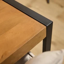 Rechthoekige Eettafels|Houten Eettafels-StarFurn - Rechthoekige eettafel Boaz - 160 cm - naturel