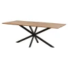 Rechthoekige Eettafels|Houten Eettafels-StarFurn - Rechthoekige eettafel Arlington - 240 cm - naturel