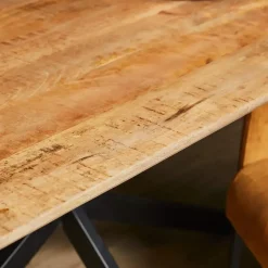 Rechthoekige Eettafels|Houten Eettafels-StarFurn - Rechthoekige eettafel Arlington - 240 cm - naturel