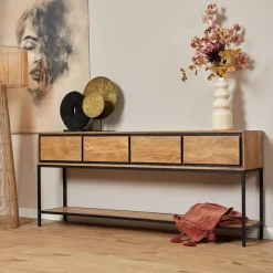 Sidetables-Starfurn - Sidetable RichWood - Bruin - 35x180x76 cm