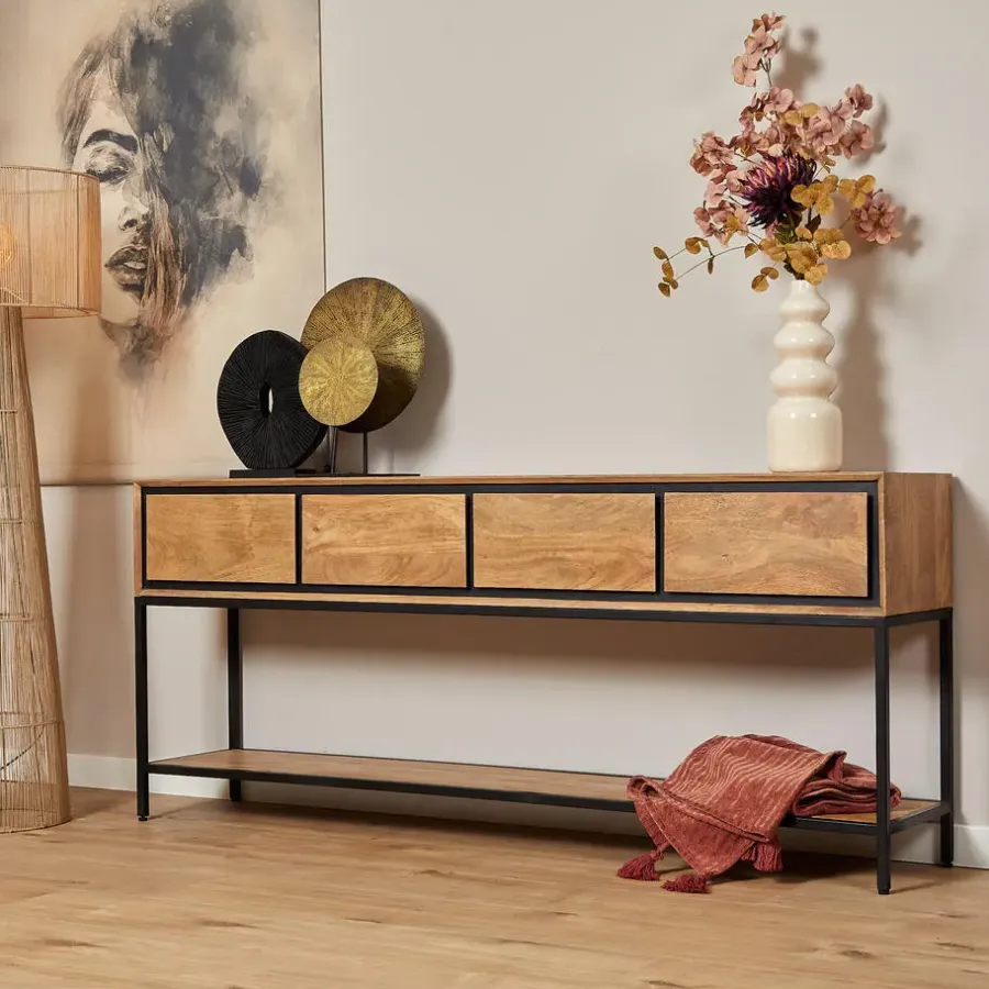 Sidetables-Starfurn - Sidetable RichWood - Bruin - 35x180x76 cm