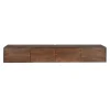Tv Meubels-Starfurn - Tv meubel Vision - Bruin - 30x200x35 cm