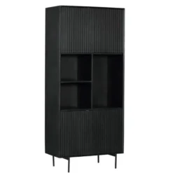 StarFurn - Vakkenkast Madison 90 cm - zwart