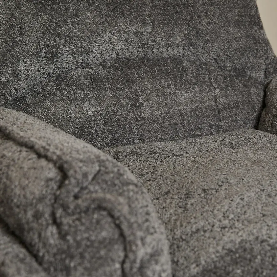 Fauteuils-StarFurn - Vera fauteuil - donkergrijs