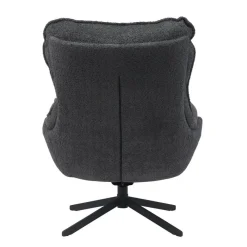 Fauteuils-StarFurn - Vera fauteuil - donkergrijs