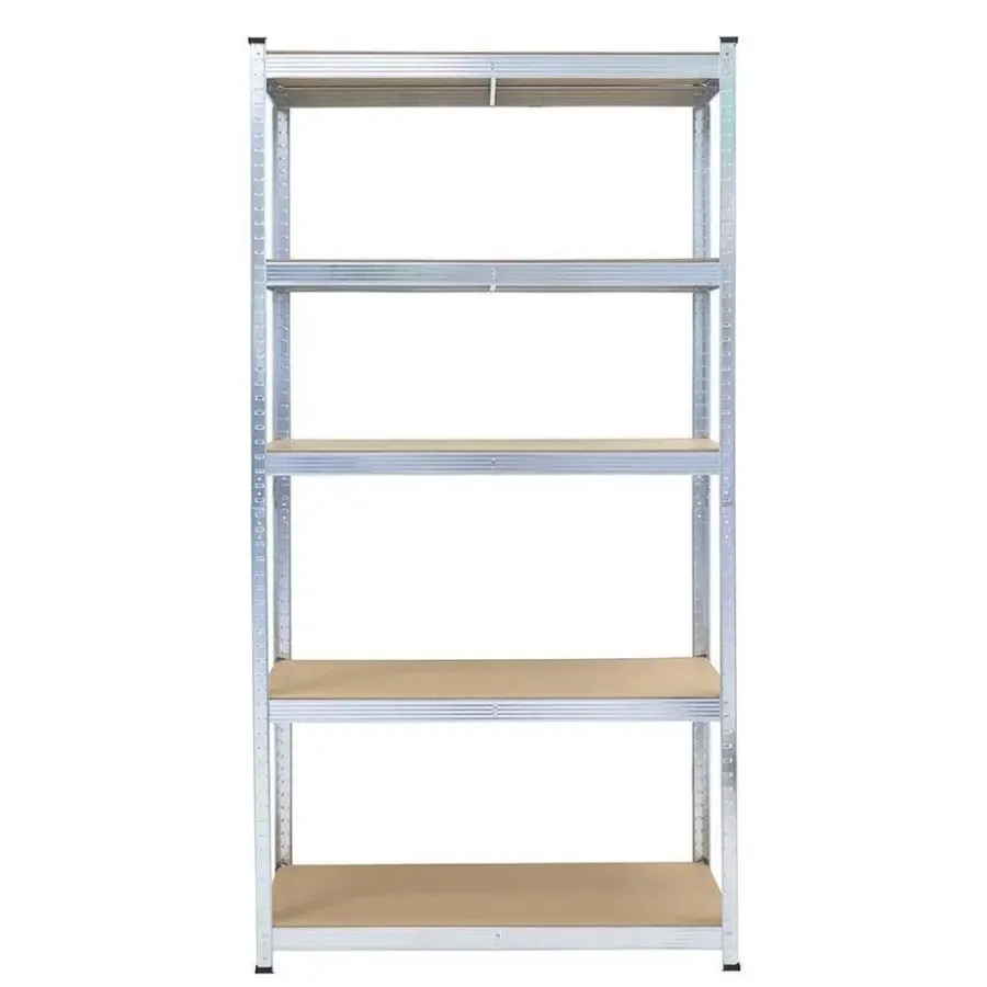 IVOL Stellingkast / Magazijnstelling - Zilver - 5 planken