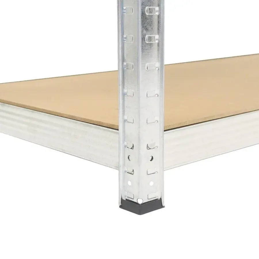 IVOL Stellingkast / Magazijnstelling - Zilver - 5 planken