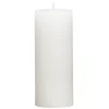 Leen Bakker Stompkaars rustiek Sfeer - wit - 17 cm