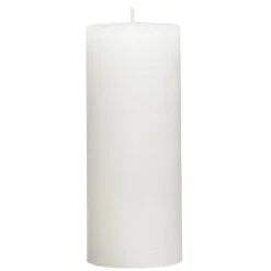 Leen Bakker Stompkaars rustiek Sfeer - wit - 17 cm