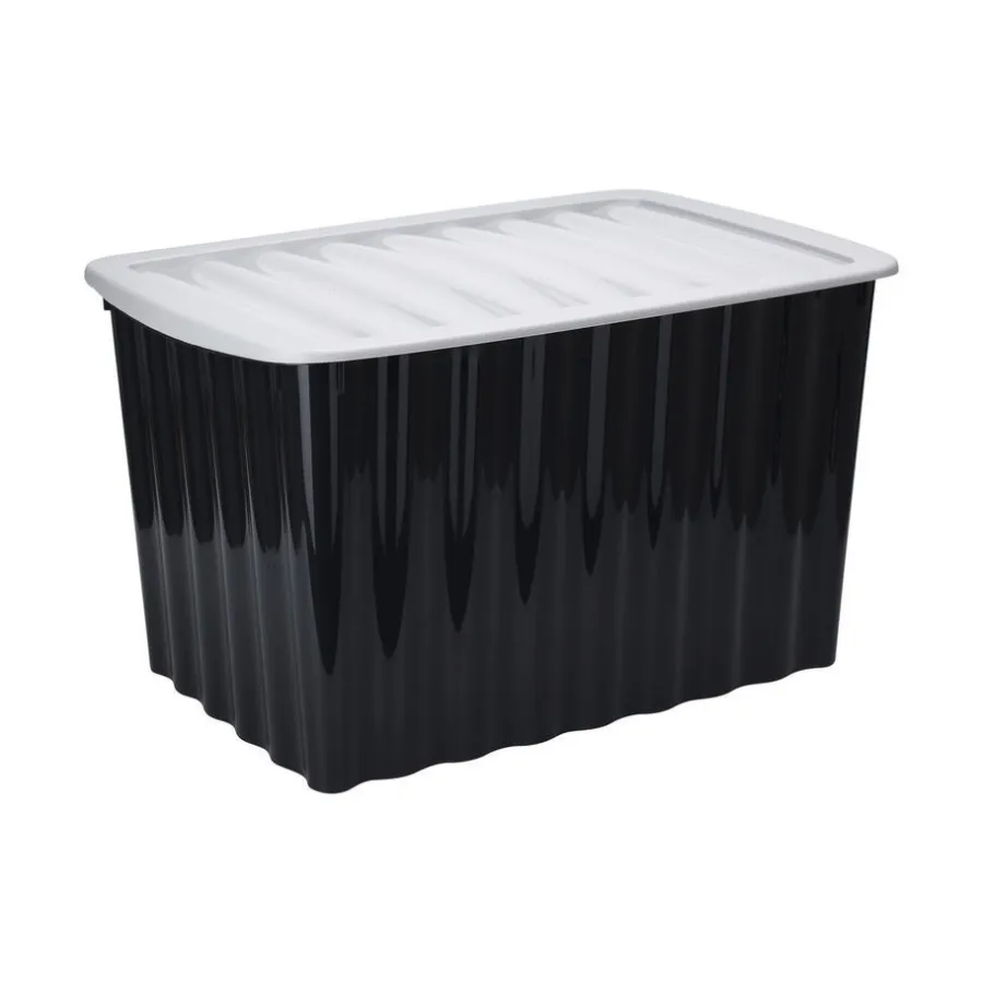 Storage Solutions Opslagbak-opbergdoos - deksel - kunststof - 84L