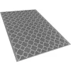 Beliani SURAT - Outdoor kleed - Grijs - 120 x 180 cm - Polypropyleen
