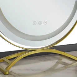 Beliani SURIN - Kaptafel - Grijs - MDF