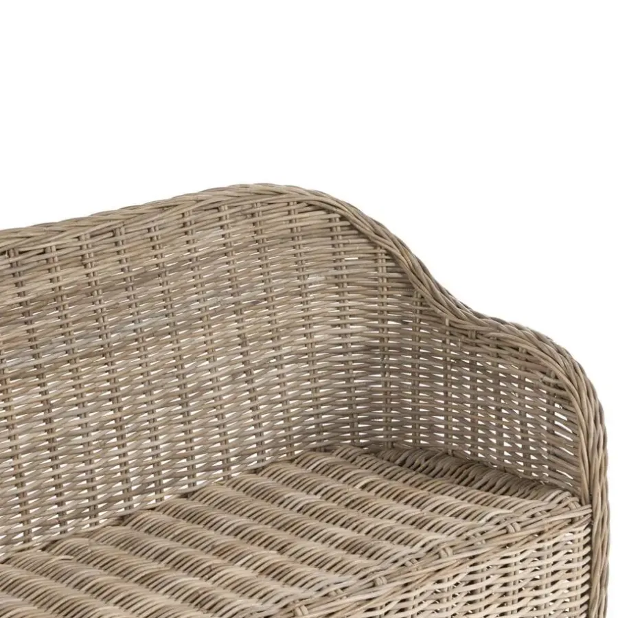 Loungebanken-Leen Bakker SUSUA - Tuinbank - Gebroken wit - Rotan
