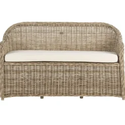 Loungebanken-Leen Bakker SUSUA - Tuinbank - Gebroken wit - 150 cm - Rotan