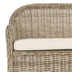 Loungebanken-Leen Bakker SUSUA - Tuinbank - Gebroken wit - 150 cm - Rotan