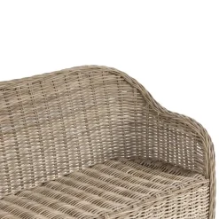 Loungebanken-Leen Bakker SUSUA - Tuinbank - Gebroken wit - 150 cm - Rotan