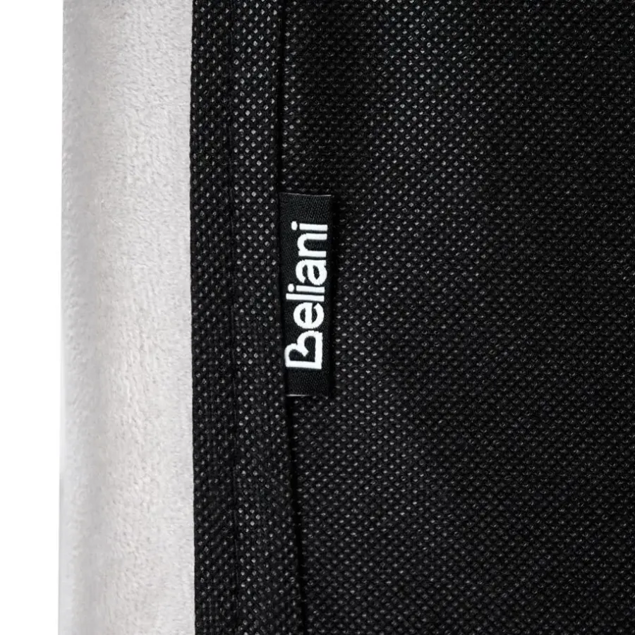 Beliani SUZETTE - Tweepersoonsbed - Lichtgrijs - 140 x 200 cm - Polyester