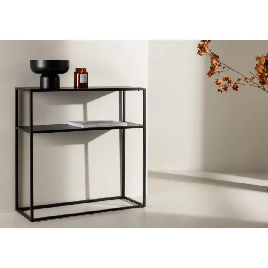 Sidetables-Svea - Antonia sidetable - 80 cm - zwart