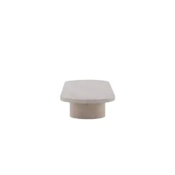 Svea - Antonio ovale salontafel - 60 x 190 cm - marmerlook