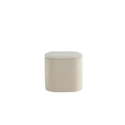 Poefen-Svea - Arlo poef - velvet - beige
