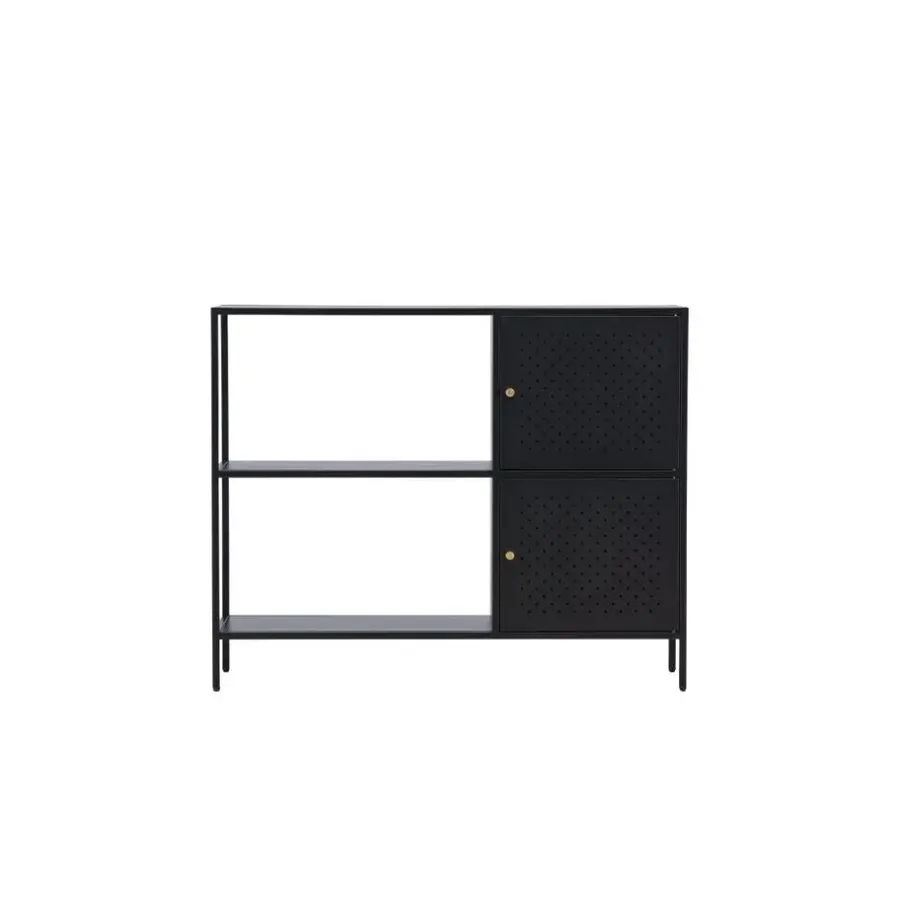 Wandkasten-Svea - Camilla wandkast - 100 x 75 cm - zwart