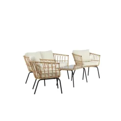 Loungesets|Loungesets-Svea - Cem loungeset - naturel - rattan