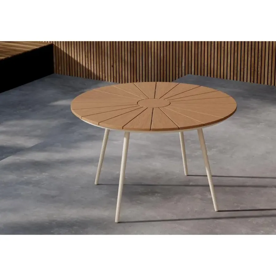 Svea - Esra ronde eettafel - Ø120 cm - beige