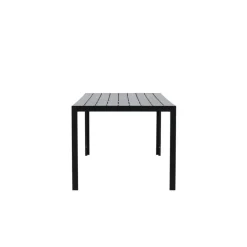 Svea - Farid tuintafel - 205 x 90 x 74 cm - zwart