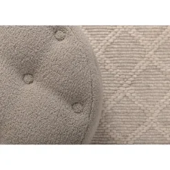 Svea - Juno hocker - teddy - grijs