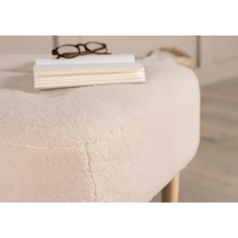 Svea - Kai poef - teddy - beige