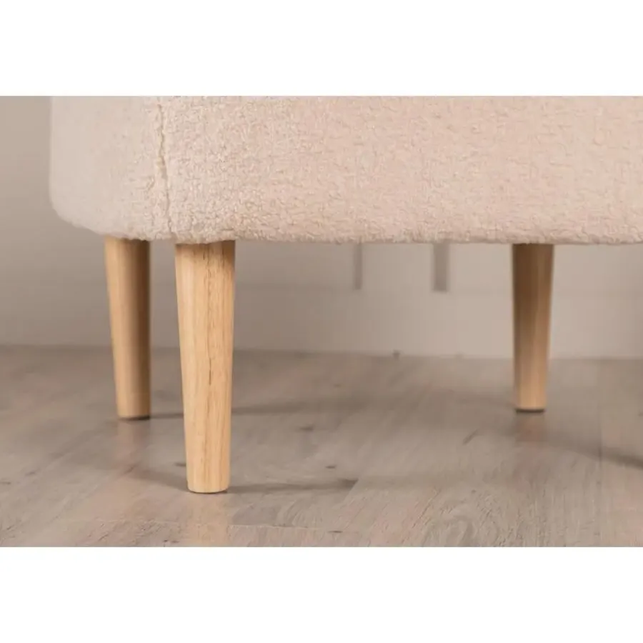 Svea - Kai poef - teddy - beige