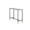 Svea - Leon sidetable - 100 cm - zwart/goud