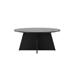 Salontafels-Svea - Marina ronde salontafel - ø 100 cm - zwart