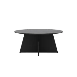 Salontafels-Svea - Marina ronde salontafel - ø 100 cm - zwart
