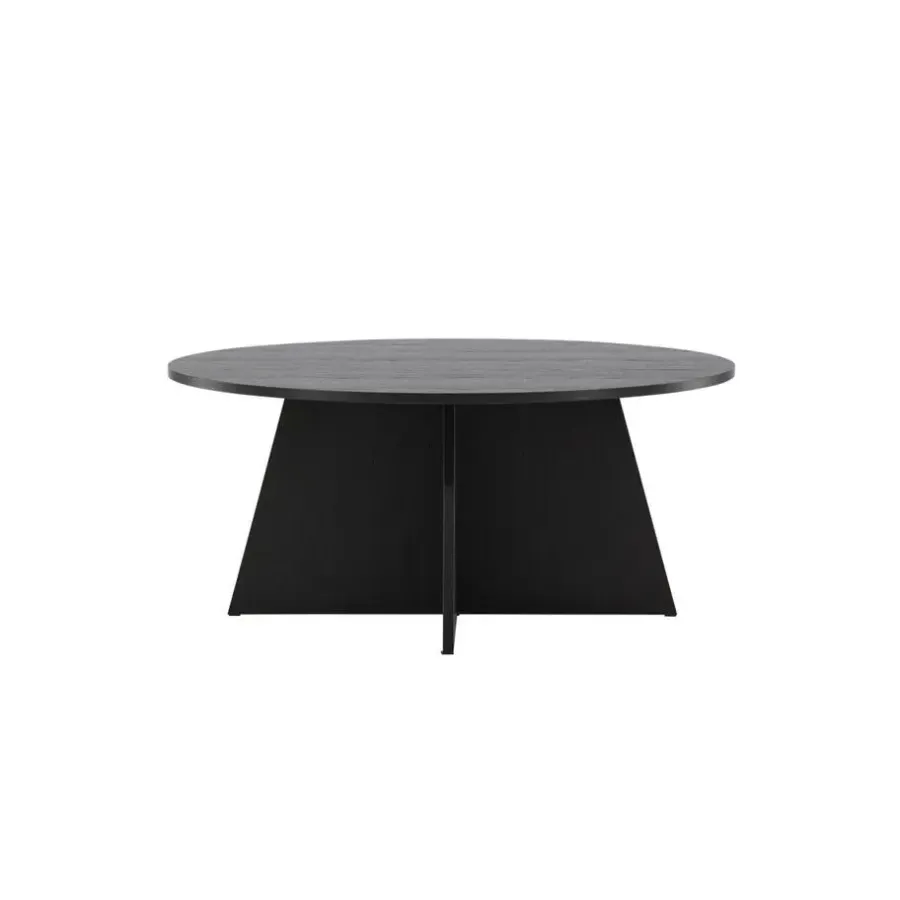 Salontafels-Svea - Marina ronde salontafel - ø 100 cm - zwart