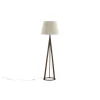 Svea - Nala vloerlamp - 160 cm - linnen - espresso