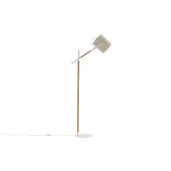 Staande Lampen-Svea - Nico vloerlamp - hout - wit