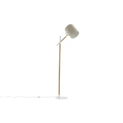 Staande Lampen-Svea - Nico vloerlamp - hout - wit