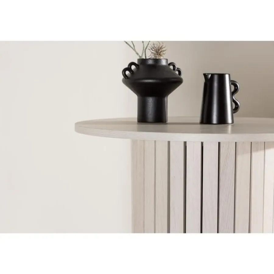 Svea - Niko ronde bartafel - ø70 cm - whitewash