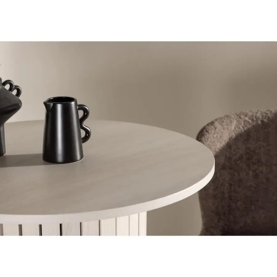 Svea - Niko ronde bartafel - ø70 cm - whitewash