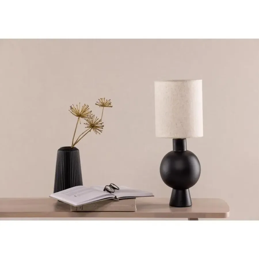 Tafellampen-Svea - Niva ronde tafellamp - beige