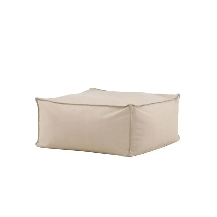 Loungekussens-Svea - Noura lounge poef - beige