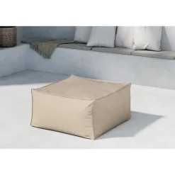 Loungekussens-Svea - Noura lounge poef - beige