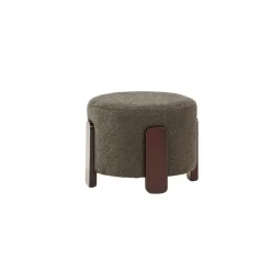 Svea - Nova hocker - boucle - donkergrijs