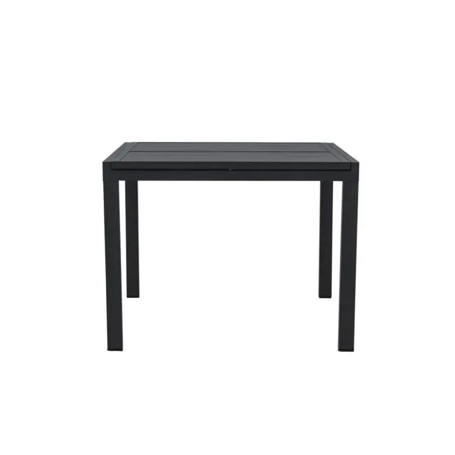 Svea - Pavel tuintafel uitschuifbaar - 160/240 x 100x75 cm - zwart
