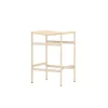 Barkrukken-Svea - Polsty barkruk 63 cm - rattan - beige