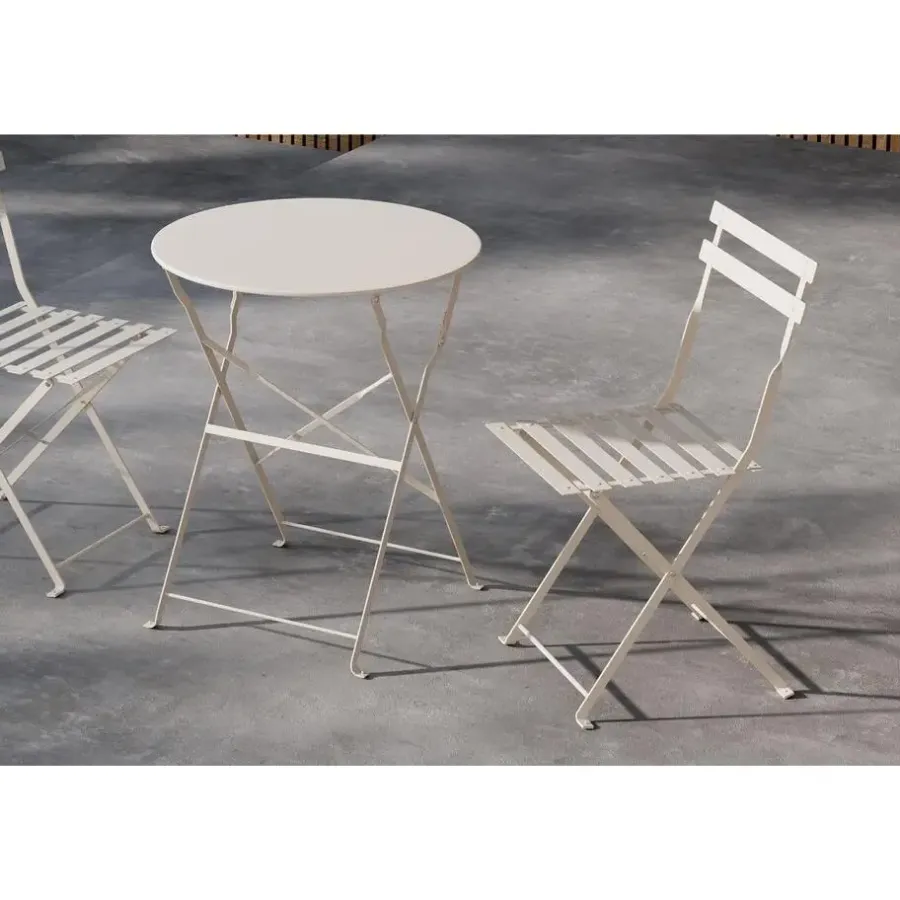 Bistro- & Balkonsets-Svea - Serkan inklapbare bistro set - beige